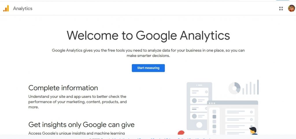 google analytics account