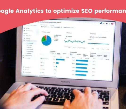 Person using Google Analytics to optimize SEO performance.